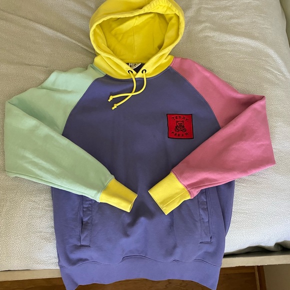 Tops - Teddy fresh unisex colorblock hoodie